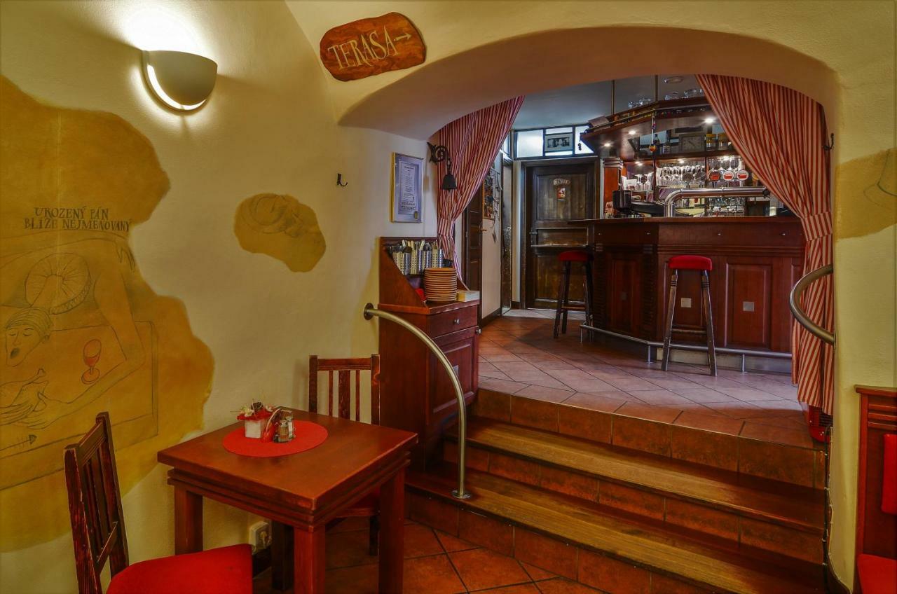 市政厅膳食公寓酒店 Český Krumlov 外观 照片