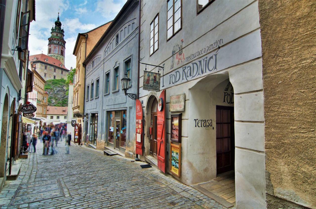 市政厅膳食公寓酒店 Český Krumlov 外观 照片